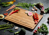 Personalized Wood Engraved Cutting Board - Customized Chopping Block - Unique Present for Wedding, Anniversary, Housewarming, Birthday, Holiday Gift WoodArtSupply