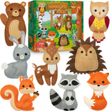 Craftorama Sewing Kit for Kids, Fun and Educational Animal Craft Set for Boys and Girls Age 7-12, Sew Your Own Felt Animals Craft Kit for Beginners, Craftorama
