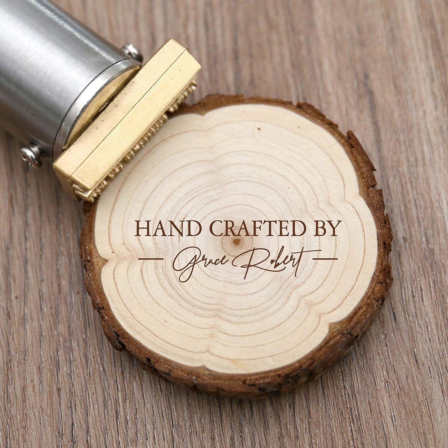 Personalised Electric Wood Branding Iron with Custom Stamp - 200W, Easy to Use Design N-K