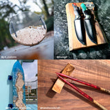 24 Hour Deep Pour Epoxy Resin 1.5 Gallon / 192 oz Kit, Liquid Glass Clear, Fast Cure, Casting Resin, Bubble Free, DIY Thick Pour, Heat Resistant, FGCI