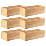 6 Pack: 12”; Wooden Box by Make Market® Make Market