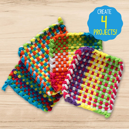 Made By Me Easy Steps Weaving Loom — Beginner Loom — DIY Potholders — Weaving Loom For Kids Ages 5 And Up