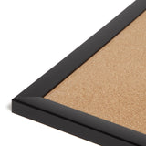 U Brands Cork Bulletin Board, 17" x 23", Black Wood Frame (026U00-01) U Brands