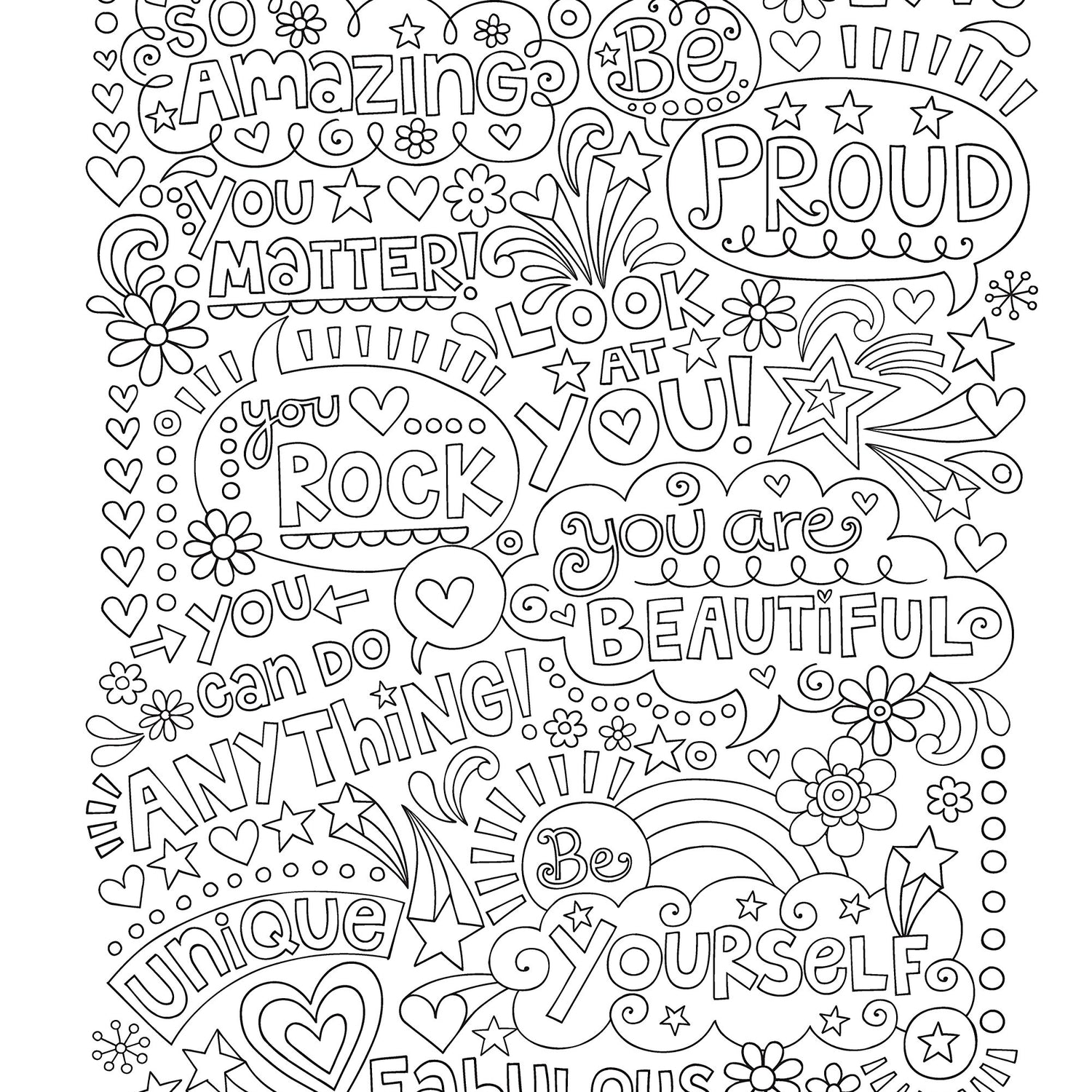 Notebook Doodles Go Girl!: Coloring & Activity Book (Design Originals) 30 Inspiring Designs; Beginner-Friendly Empowering Art Activities for Tweens, Design Originals