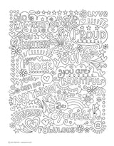 Notebook Doodles Go Girl!: Coloring & Activity Book (Design Originals) 30 Inspiring Designs; Beginner-Friendly Empowering Art Activities for Tweens, Design Originals