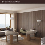 Bark & Bole Oak Luxury Wood Slat Veneer Wall Panel 94.49” x 12.6” Interior Sound Absorption Decor WVH