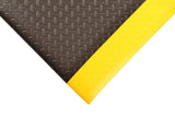 Notrax - 419S0026BY 419 Diamond Sof-Tred W/Dyna-Shield Anti-Fatigue Safety Mat, for Home or Business 2' X 6' Black/Yellow Notrax