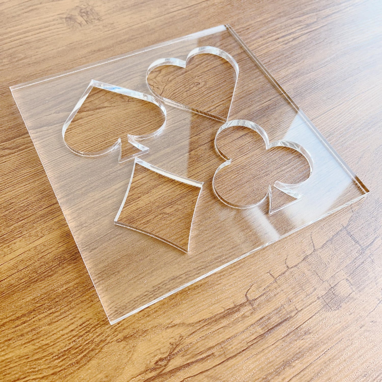 Card Suits Router Template, Router Inlay Template, Router Jig, Woodworking Template, Craft Template Phocaea