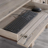 Sauder 424814 Palladia Computer Desk with Hutch, Split Oak Finish Sauder