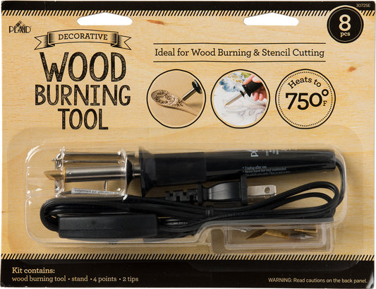 Plaid wood burning and stencil cutting tool, - WoodArtSupply