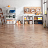 Raybee Storage Shelves Heavy Duty Garage Shelving Adjustable Metal Shelving Units and Storage Shelf 4 Tier Storage Pantry shelves for Closet kitchen Raybee