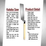 SUIZAN Japanese Pull Saw Hand Saw 10.5 Inch Kataba Single Edge for Woodworking Tools SUIZAN