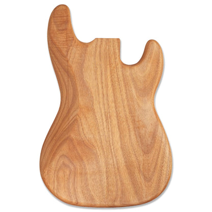 Bex Gears Left-handed Unfinished PB Bass Guitar Body, Okoume wood Body - WoodArtSupply