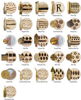 Plaid Wood Burning Tool Tip Set, Set of 26, Gold Plaid