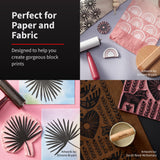 Speedball Block Printing Baren - Comfortable Wooden Handle, Made in the USA - 4 Inches Speedball