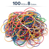 Mr. Pen- Large Rubber Bands, 100 Pack, Assorted Colors, Big Rubber Bands, Extra Large Rubber Bands, Rubber Bands Large, Long Rubber Bands Office Mr. Pen