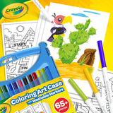 Crayola Super Tips Coloring Art Case SuperTips Washable Markers, 65 Piece Set, Packaging May Vary Crayola