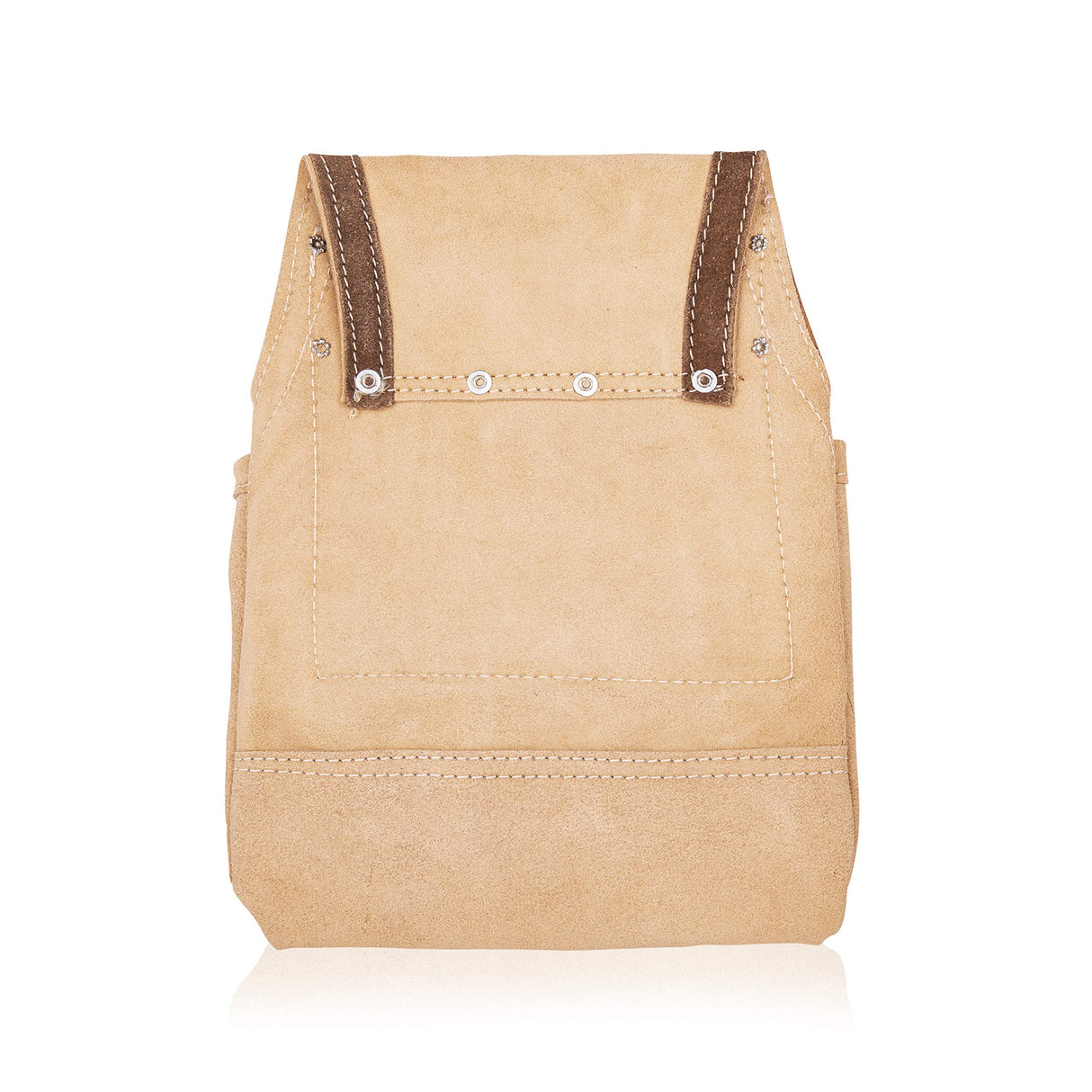 LAUTUS Leather Tool Pouch Bag |Carpenter, Construction, Framers, Handyman |2 Hammer Holders, 10 Pockets| LAUTUS