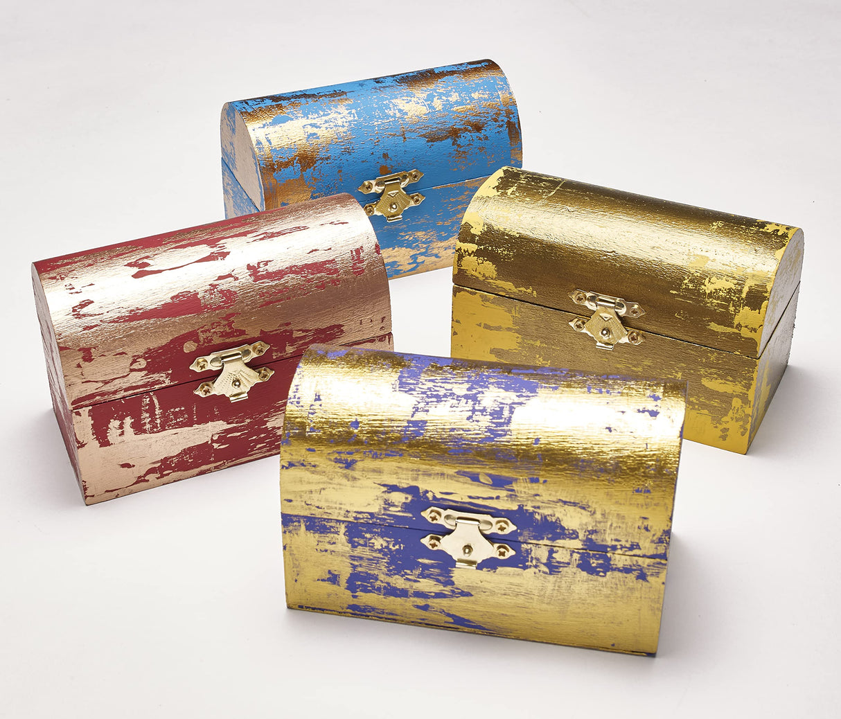 FolkArt Gold Assorted Easy to Apply DIY Crafts, Art Supplies with A Metallic Finish Treasure Paint 2 Fl Oz 59 Ml (Pack of 1) FolkArt