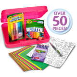 Crayola All That Glitters Art Case Coloring Set, Toys, Gift for Kids Age 5+ Crayola