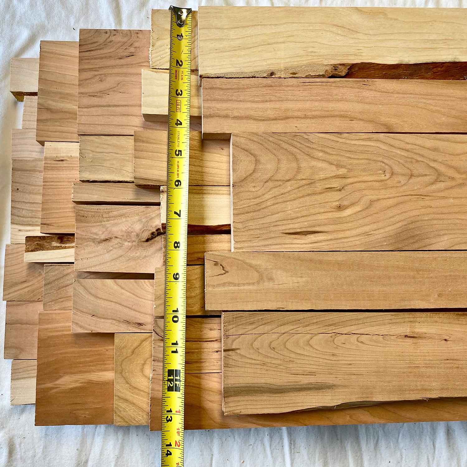 16 Inch Long Cherry Wood Boards. Rustic Wood for Crafts Woodchucks Wood