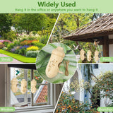 Thread Detachable Hummingbird Houses，Natural Wooden Hummingbird Houses for Outside Hanging，Premium Bird Houses for Garden Window Outdoor Home,3 LPUSA