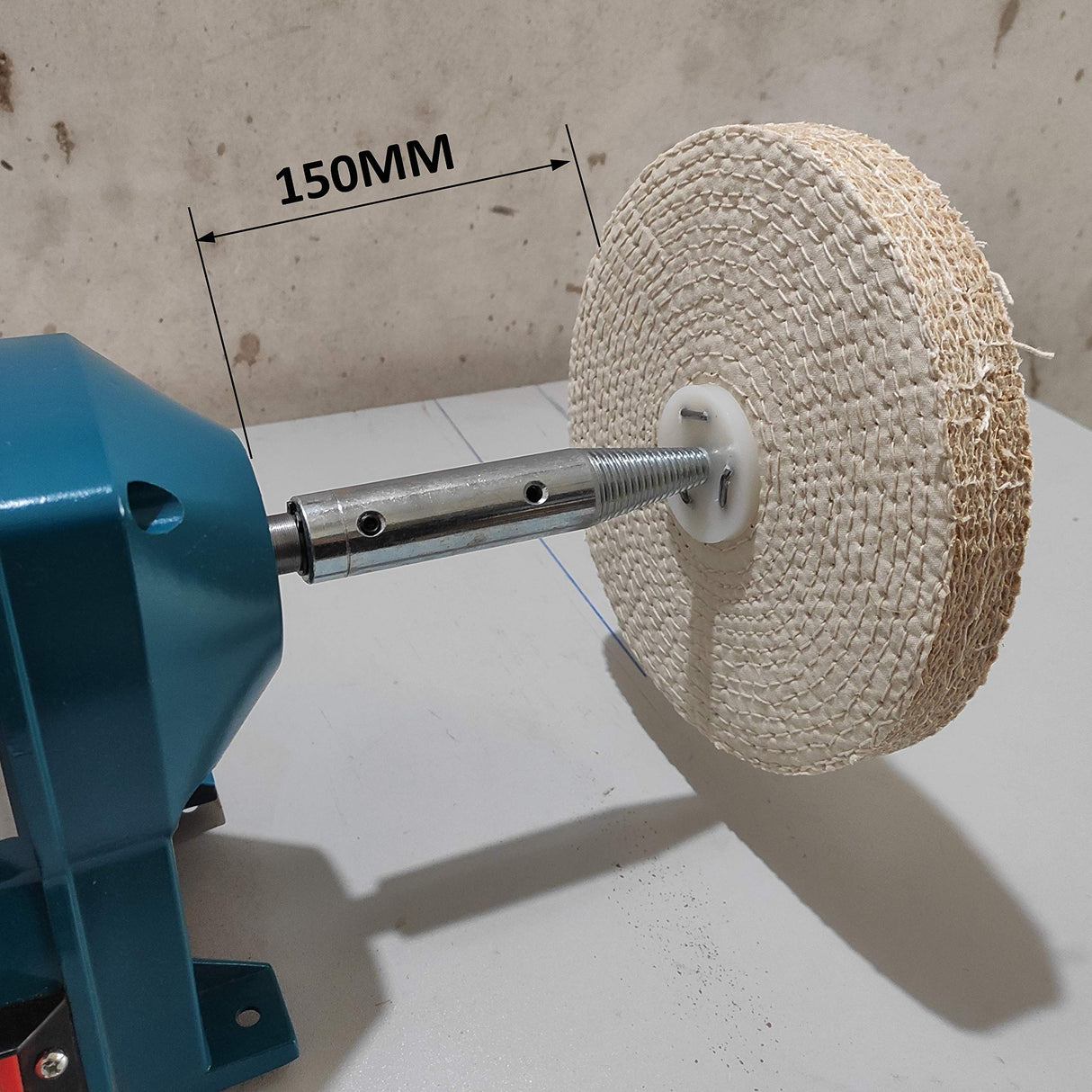 PURUI 5/8 Inch Bench Grinder Spindle Adapter for 8 Inch Bench Grinder, Used to Convert Your Bench Grinder Into A Bench Polisher, 5/8 Inch Arbor Hole, PR PURUI