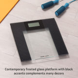 Health o Meter Glass Weight Tracking Digital Scale for Body Weight, Bathroom Scale, 2 Users, Accuracy & Precision, LCD Display, 400 lbs Capacity, Health o meter