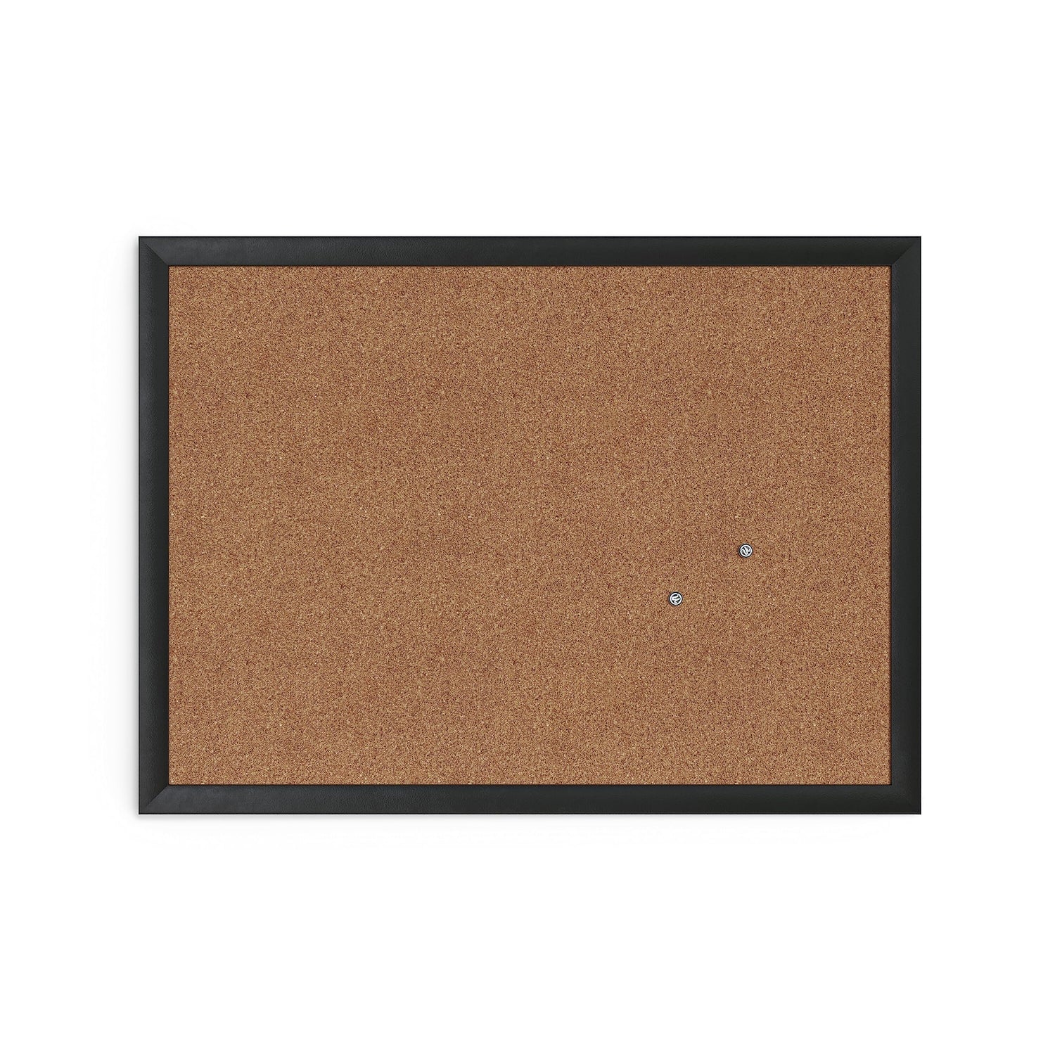 U Brands Cork Bulletin Board, 17" x 23", Black Wood Frame (026U00-01) U Brands