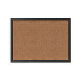 U Brands Cork Bulletin Board, 17" x 23", Black Wood Frame (026U00-01) U Brands