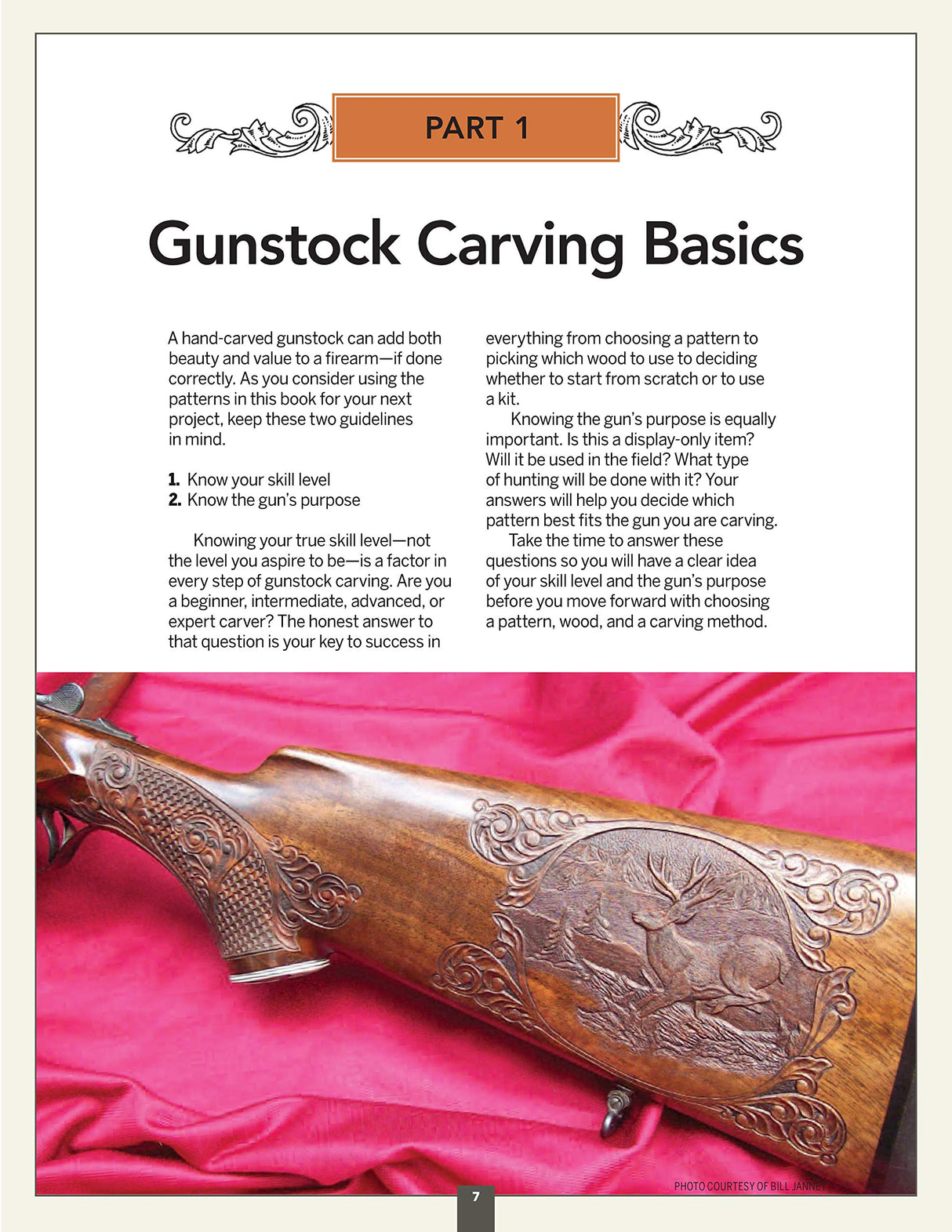 135 Gunstock Carving Patterns (Fox Chapel Publishing) A Treasury of Classic Designs to Beautify Any Firearm, including Deer, Elk, Bears, Oak Leaves, Design Originals