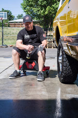 Adam's Polishes Mobile Rolling Utility Creeper Seat for Mechanics & Detailers - With Storage Trays for Tools Adam's Polishes