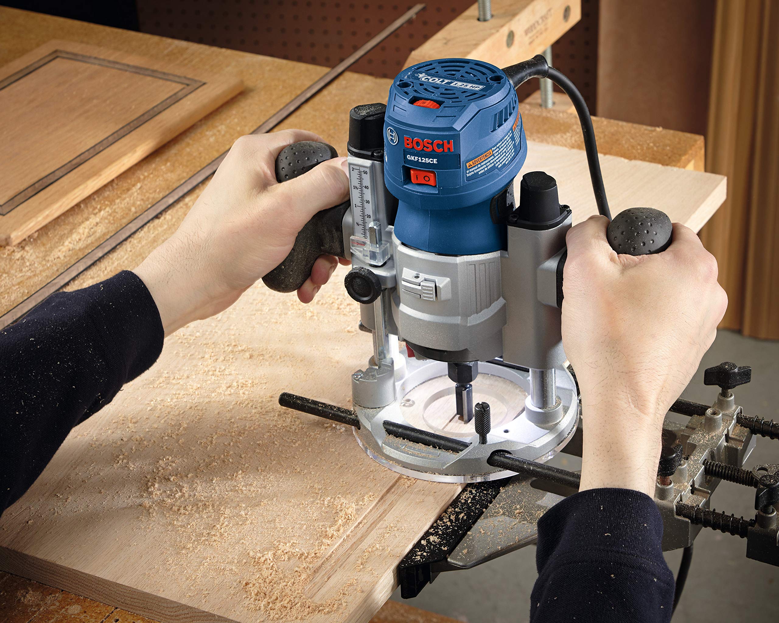 Bosch GKF125CEPK Colt 1.25 HP (Max) Variable-Speed Palm Router