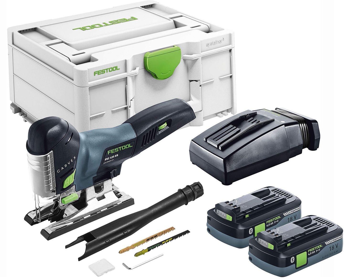 Festool Cordless PSC 420 HPC 4 Carvex Jig Saw 576527 - WoodArtSupply