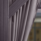 PURPLE LEAF 12' X 20' Permanent Hardtop Gazebo Aluminum Gazebo with Galvanized Steel Double Roof for Patio Lawn and Garden, Curtains and Netting PURPLE LEAF