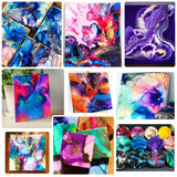 Epoxy Resin Pigment - 30 Colors Concentrated Liquid Epoxy Resin Dye, Translucent Resin Colorant for Resin Coloring, DIY Resin Jewelry Making, Paint, Vividye