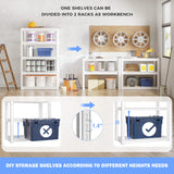 Raybee Garage Shelving Heavy Duty Garage Storage Shelves Load 2010LBS, Adjustable 5-Tier Heavy Duty Shelving, All Metal Shelving Utility Shelves for Raybee