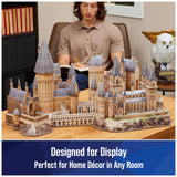 4D Build, Harry Potter Deluxe Hogwarts Castle with Astronomy Tower & Great Hall Over 2ft. Wide Model Kit 384 Pcs, 3D Puzzles for Adults & Teens 12+ 4D Build