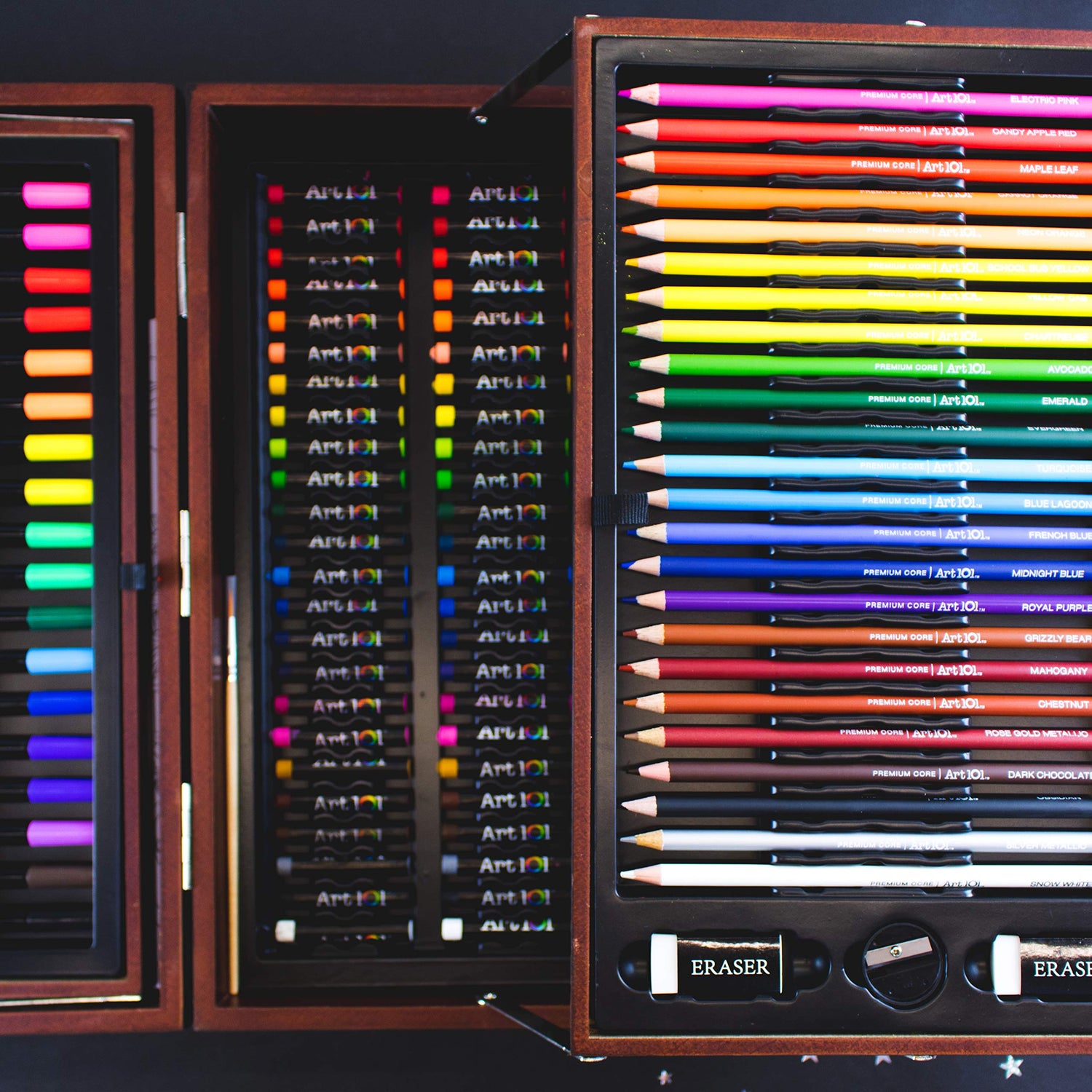 Art 101 Deluxe Art and Doodle Art Set, Assorted Colors, 168 Pieces (53168) Art 101 USA