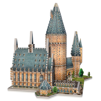 Wrebbit 3D - Harry Potter Hogwarts Great Hall 3D Jigsaw Puzzle - 850Piece - WoodArtSupply