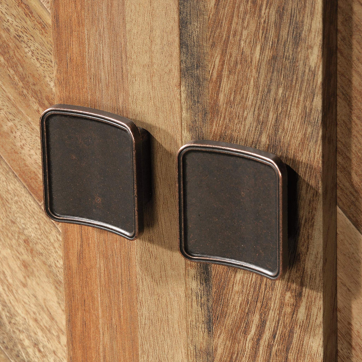 Sauder Cannery Bridge Storage Pantry Cabinet, L: 35.20" x W: 16.26" x H: 71.97", Sindoori Mango finish Sauder