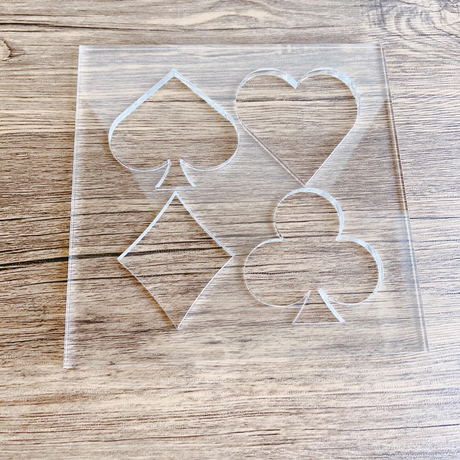 Card Suits Router Template, Router Inlay Template, Router Jig, Woodworking Template, Craft Template Phocaea