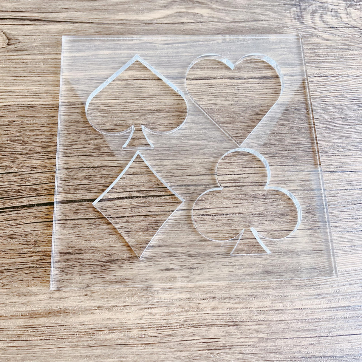 Card Suits Router Template, Router Inlay Template, Router Jig, Woodworking Template, Craft Template Phocaea
