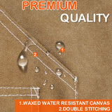 Yxiang Woodworking Apron for Men,Work Apron with 11 Tool Pockets Heavy Duty Waxed Canvas Workshop Tool Aprons Yxiang