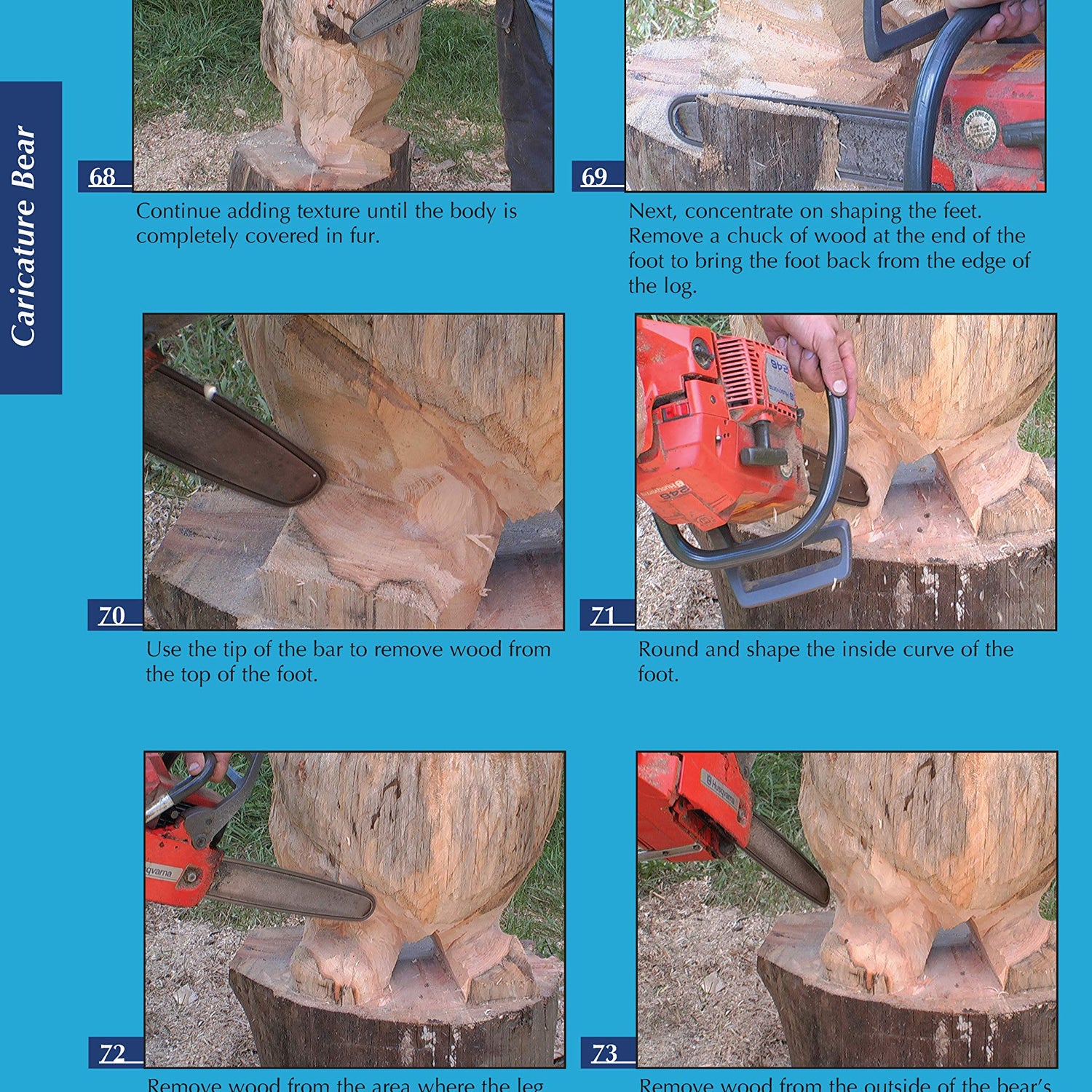 Chainsaw Carving a Bear: A Complete Step-By-Step Guide (Fox Chapel Publishing) Beginner-Friendly Details and Easy-to-Follow Illustrated Instructions Design Originals