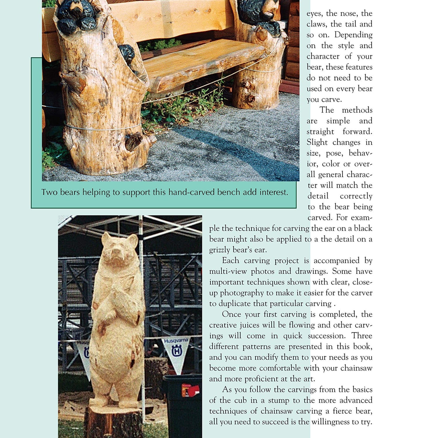 Chainsaw Carving a Bear: A Complete Step-By-Step Guide (Fox Chapel Publishing) Beginner-Friendly Details and Easy-to-Follow Illustrated Instructions Design Originals