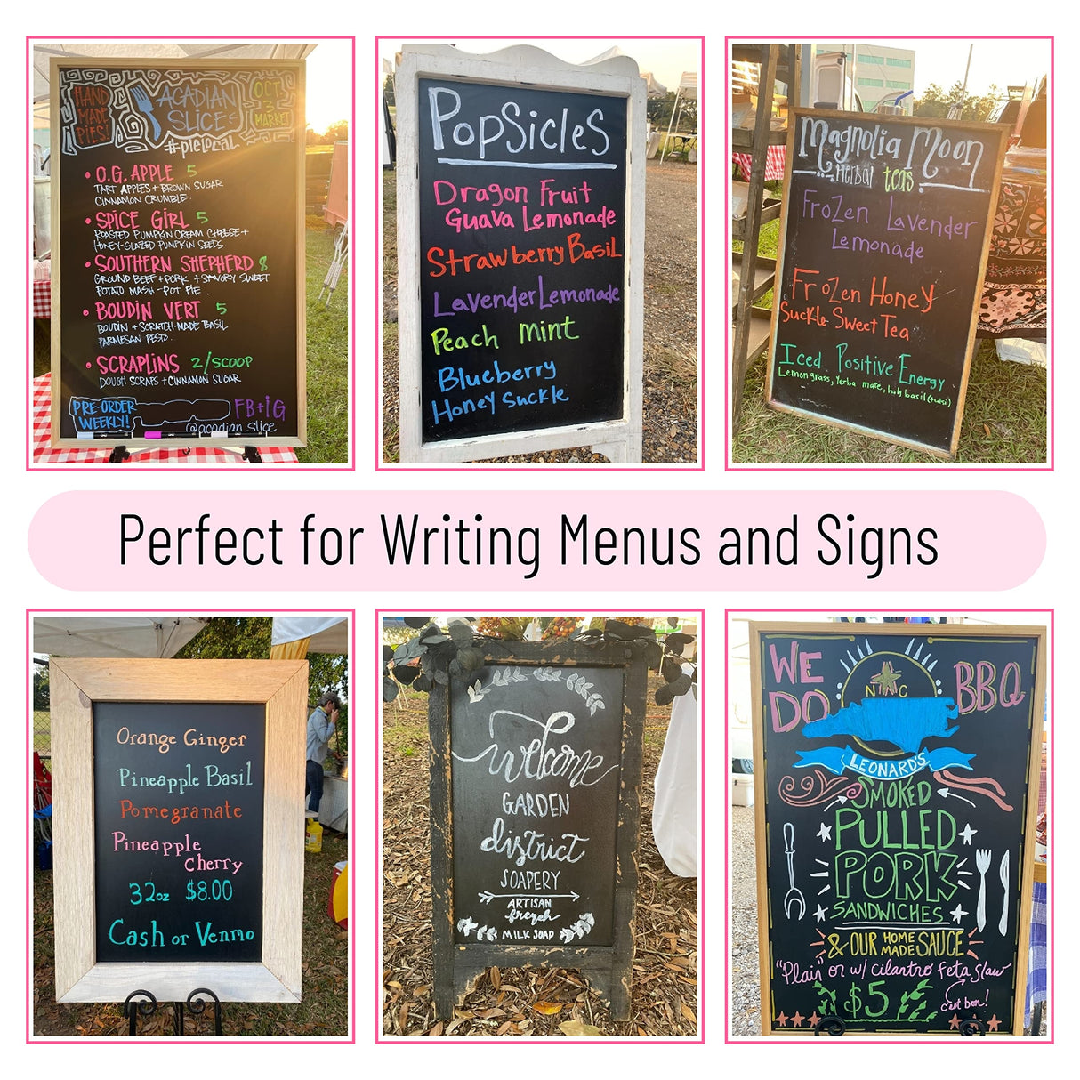 Mr. Pen- Chalk Markers, 6 Pack, Dual Tip, Vibrant Colors, 8 Labels, Chalkboard Markers, Liquid Chalk Markers, Chalk Pens, Chalk Markers for Mr. Pen