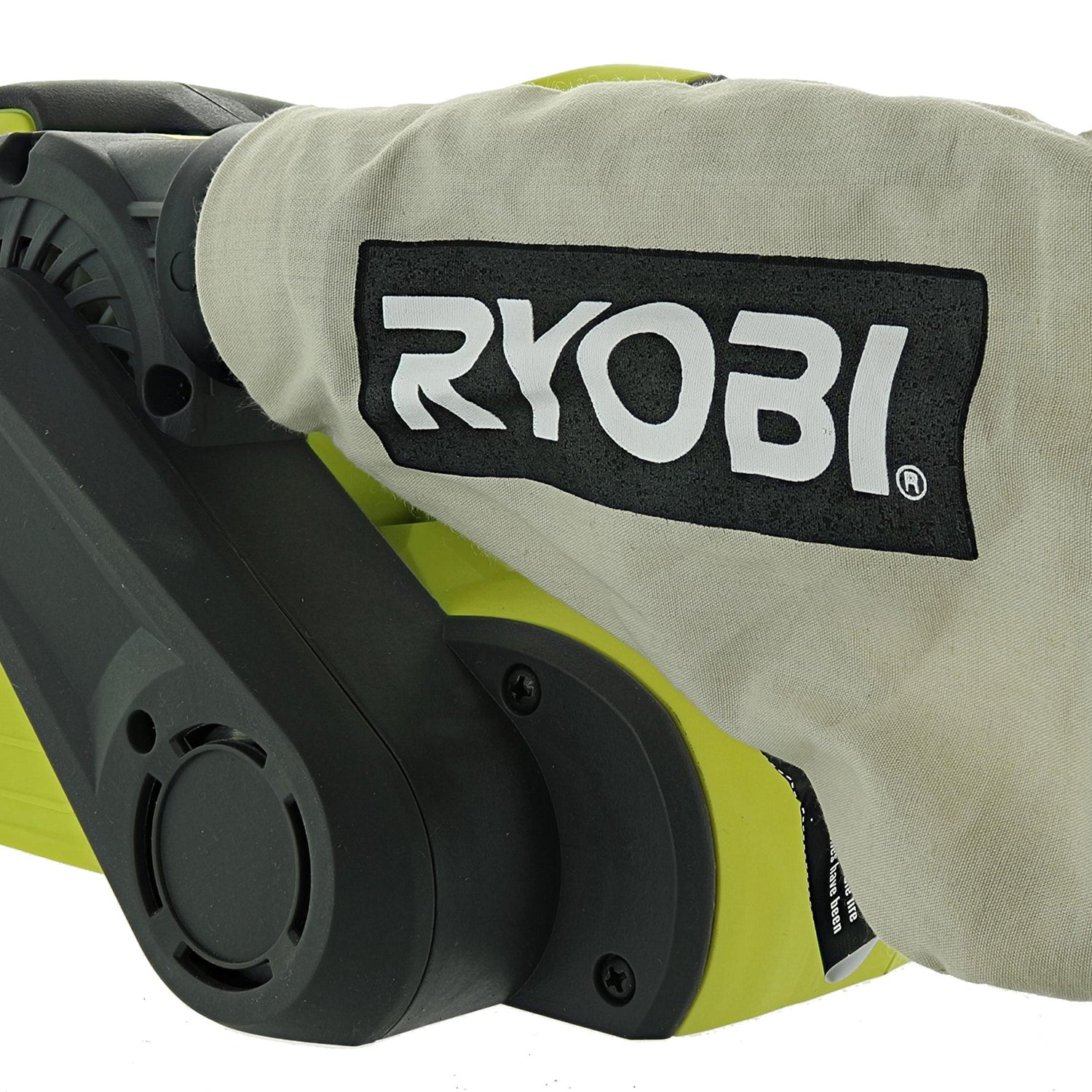 Ryobi BE319 6 Amp Portable 320 Feet / Minute Corded Belt Sander (3” x 18”) w/ Onboard Removable Dust Bag (Medium Grit Sanding Belt Included) Ryobi