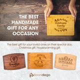 Personalized Cutting Boards Wood Engraved – Lovely Birthday, Anniversary, Bridal Shower, Wedding Present – Christmas gift- House warming gift for Generic
