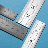 Mr. Pen- Machinist Ruler, 4 Pack (6, 8, 12, 14 inch), Metric Ruler, Millimeter Ruler, (1/64, 1/32, mm and .5 mm), 6 inch Ruler, Stainless Steel Ruler Mr. Pen